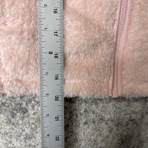 Patagonia Vest Womens Large 12 Pink Fuzzy Fleece Full Zip Sleeveless Outdoors - Picture 2 of 7